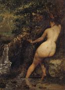 Gustave Courbet The Sourec USA oil painting artist